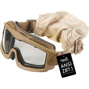 airsoft tactical safety goggles anti fog lens shooting paintball protect eyewear